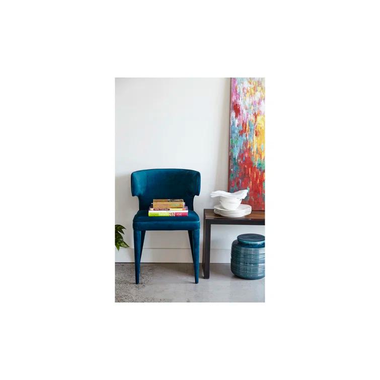 Emma Upholstered Wingback Side Chair