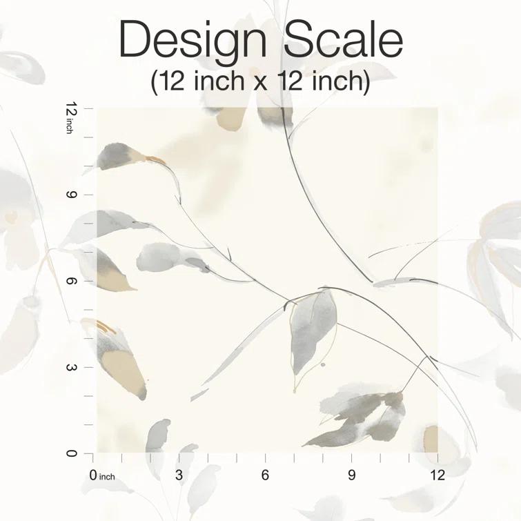 Linden Flower Premium Peel + Stick Wallpaper - Natural