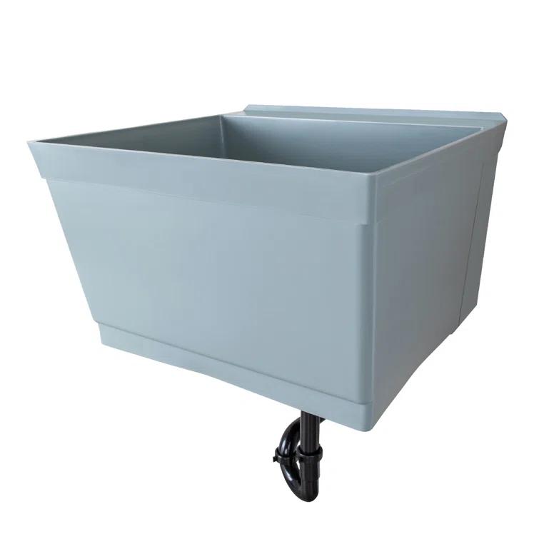 23" L x 24" W Wall Mount Laundry Sink