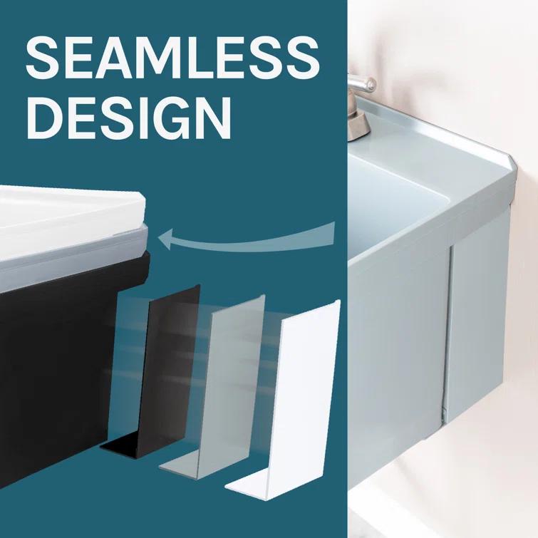 23" L x 24" W Wall Mount Laundry Sink with Faucet