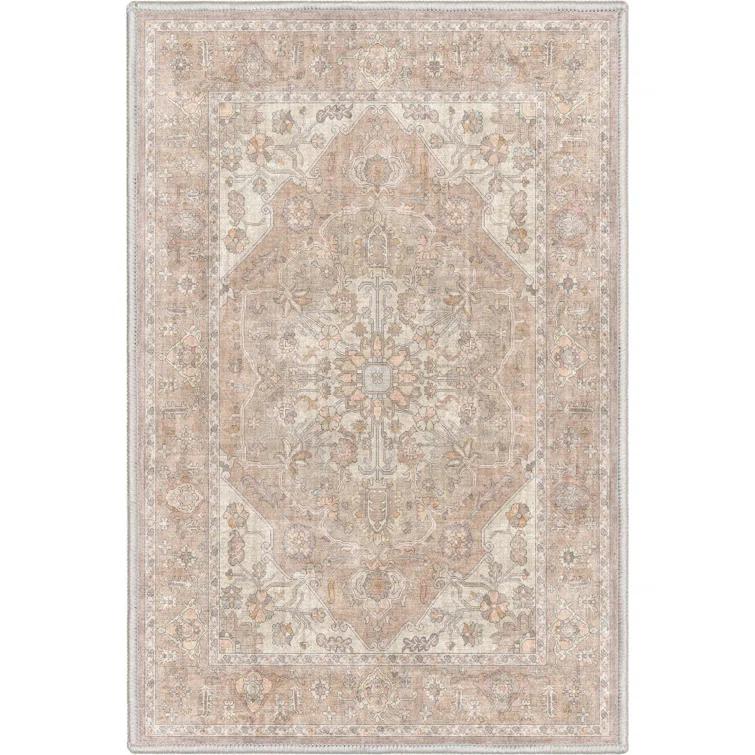 Kehr Antigua Vintage Persian Oriental Beige Flat-Weave Rug