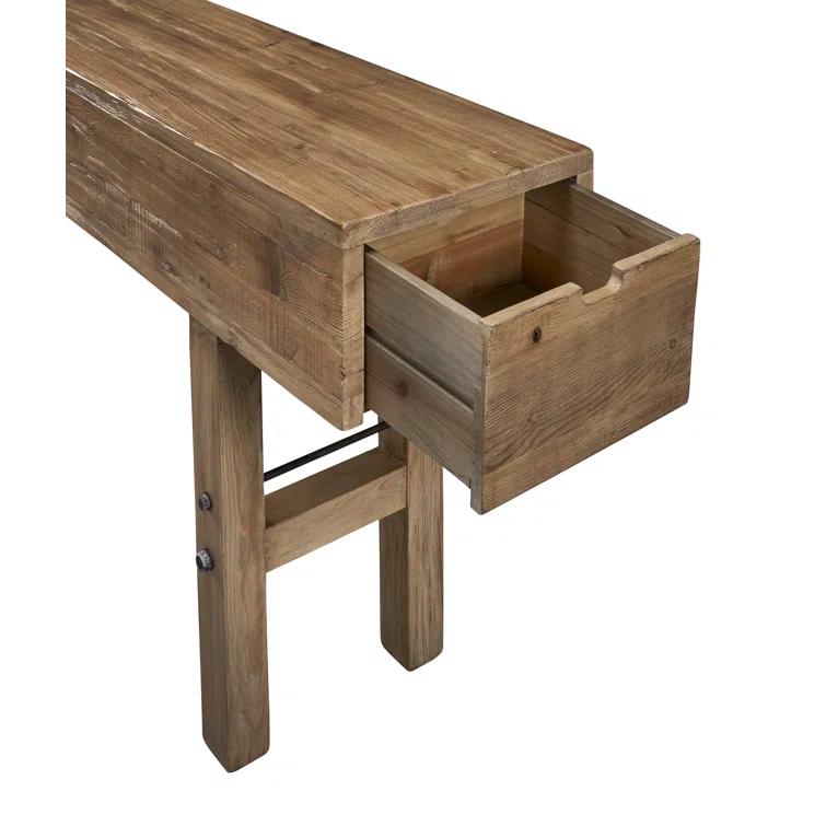 Furniture Classics Hidden 84'' Solid Wood Console Table