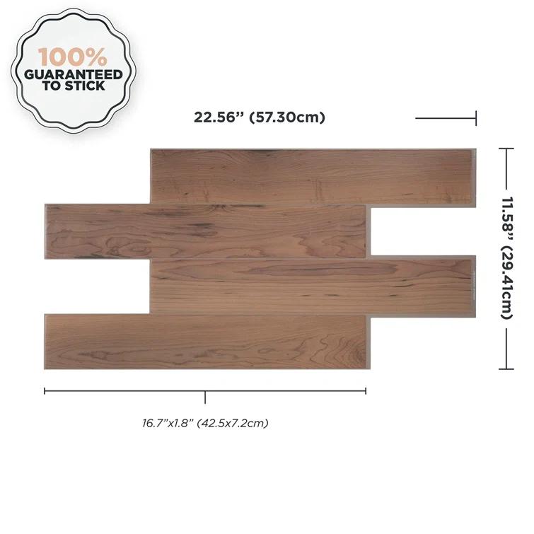 Peel and Stick Gel Backsplash Tile Norway 22'' x 12'' (set of 2)