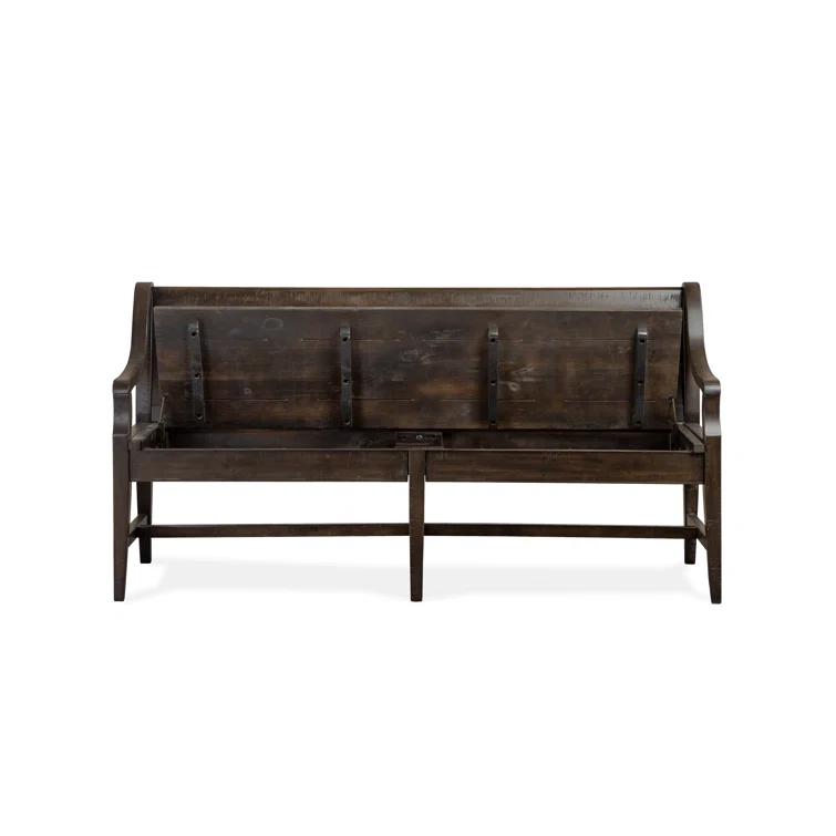 Tama Wood Bench w/ Back