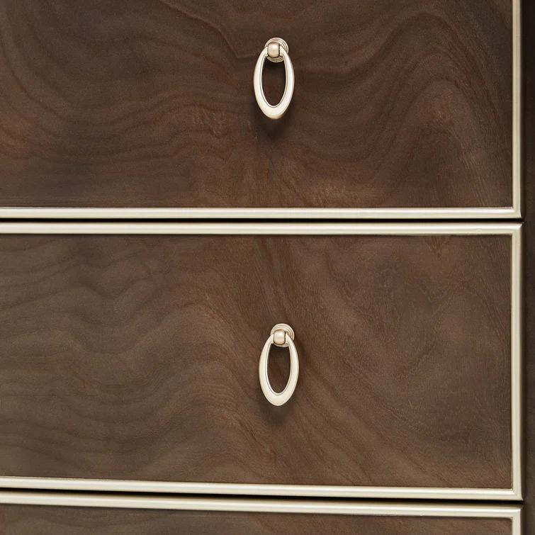 Villa Cherie Dresser and Mirror - Hazelnut