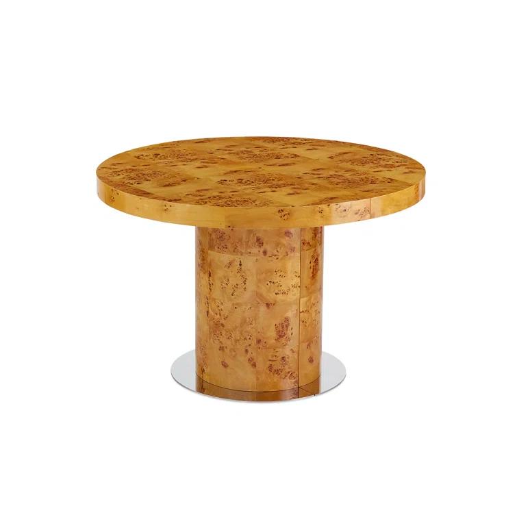 Jonathan Adler Bond Extendable Solid Wood Top Dining Table