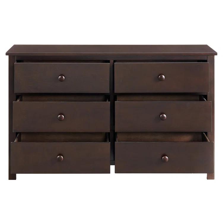 Universal (Ready To Assemble) 6 Drawer Dresser