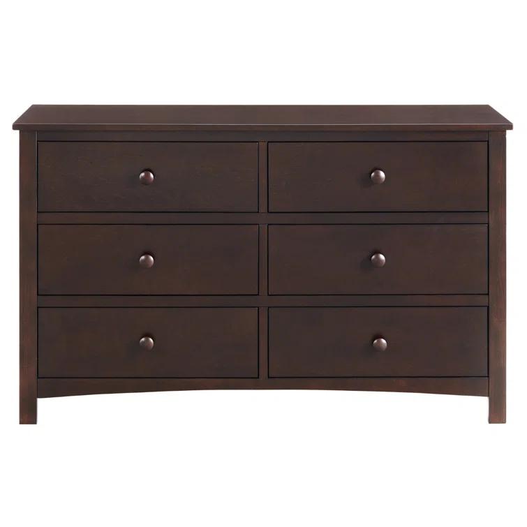 Universal (Ready To Assemble) 6 Drawer Dresser