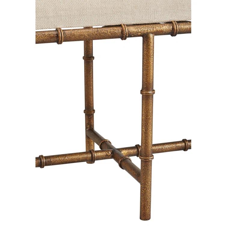 Furniture Classics Anubis Linen Blend Upholstered Bench