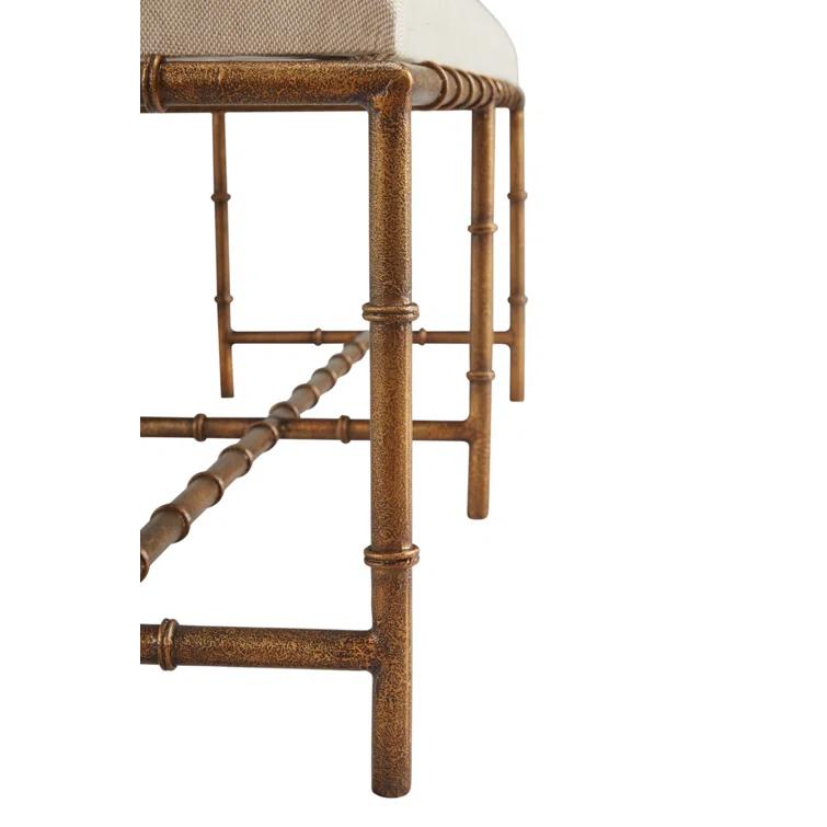 Furniture Classics Anubis Linen Blend Upholstered Bench