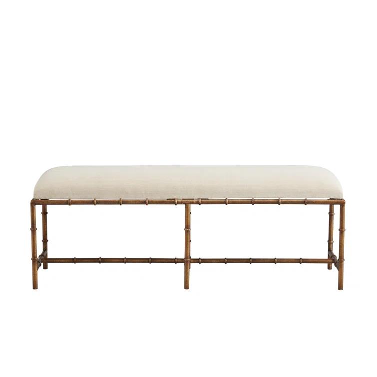 Furniture Classics Anubis Linen Blend Upholstered Bench