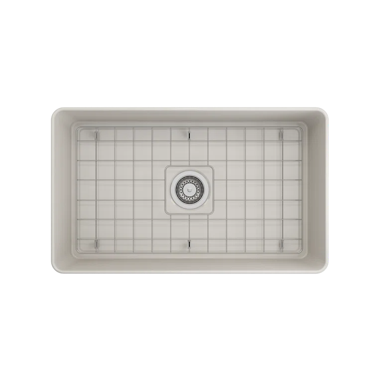 Aderci 30'' L Farmhouse Apron-Front Fireclay Kitchen Sink