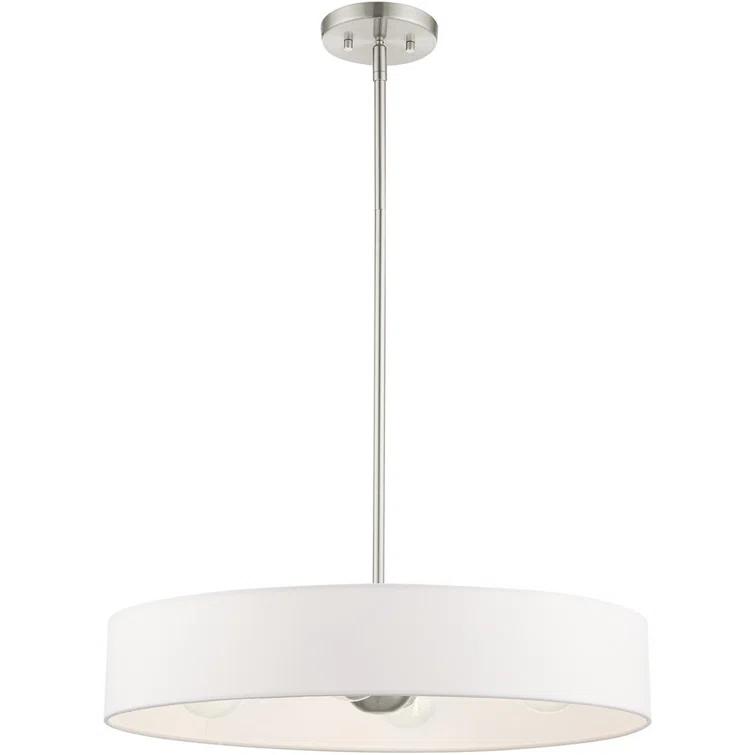 4 - Light Dimmable Drum Chandelier