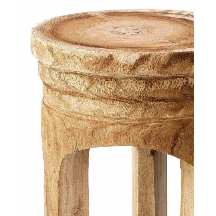 Everdeen Solid Wood Accent Stool