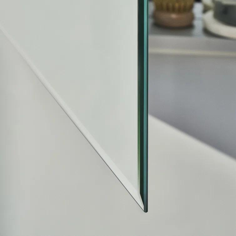 R3 Series Recessed or Surface Mount Frameless Medicine Cabinet with 3 Adjustable Shelves