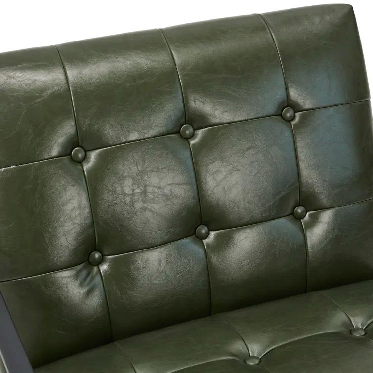 Billings Faux Leather Armchair