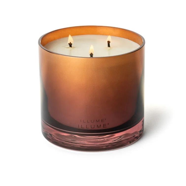 ILLUME Beautifully Done Essentials Terra Tabac Statement Glass Scented Candle