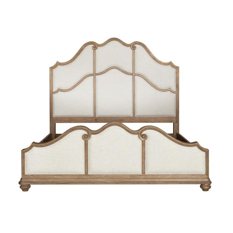 Pulaski Furniture Weston Hills Scrollwork Upholstered Bed