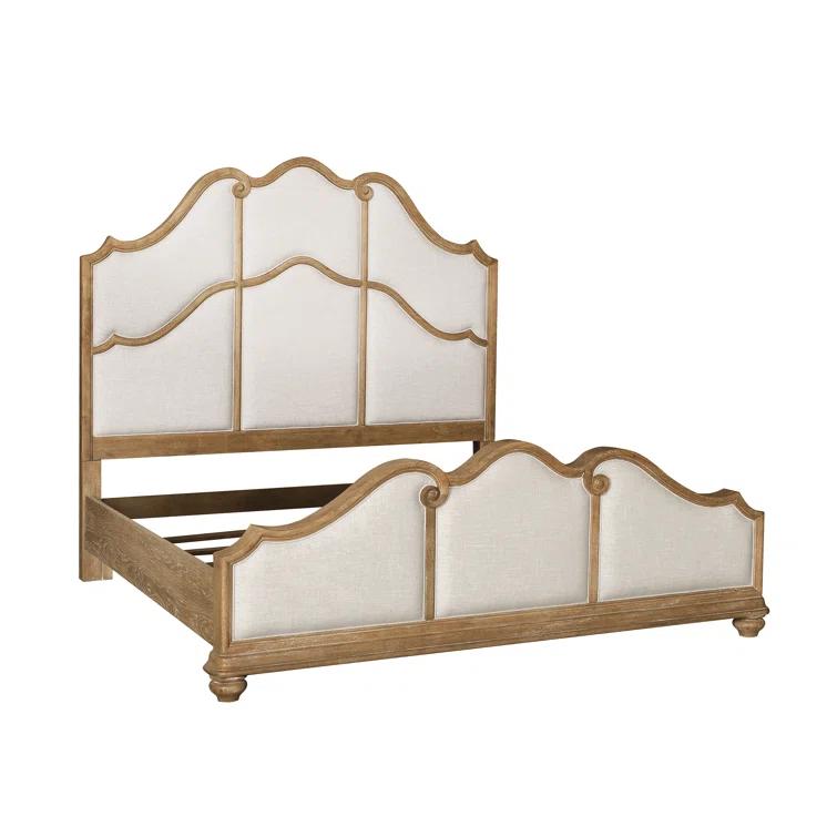 Pulaski Furniture Weston Hills Scrollwork Upholstered Bed