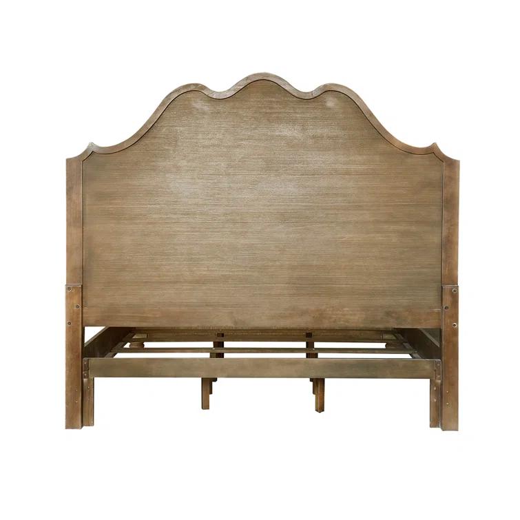 Pulaski Furniture Weston Hills Scrollwork Upholstered Bed