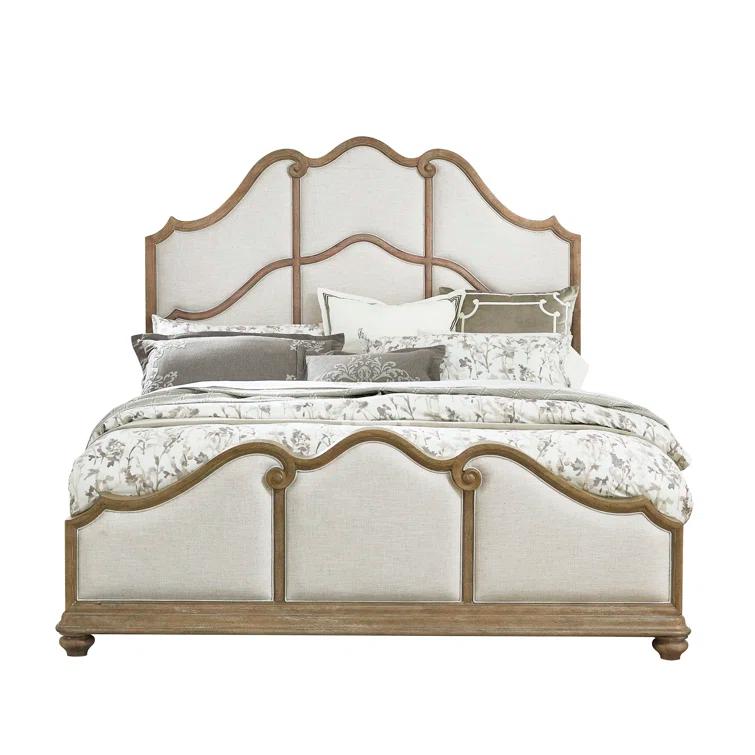 Pulaski Furniture Weston Hills Scrollwork Upholstered Bed