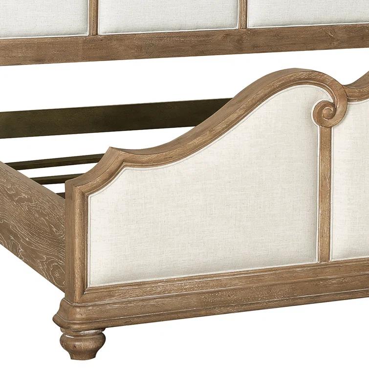 Pulaski Furniture Weston Hills Scrollwork Upholstered Bed
