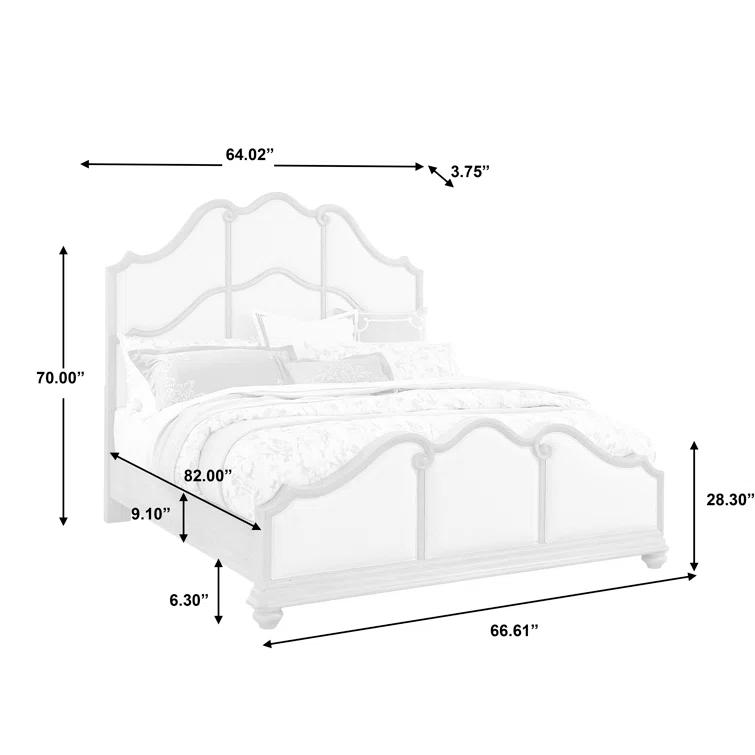 Pulaski Furniture Weston Hills Scrollwork Upholstered Bed