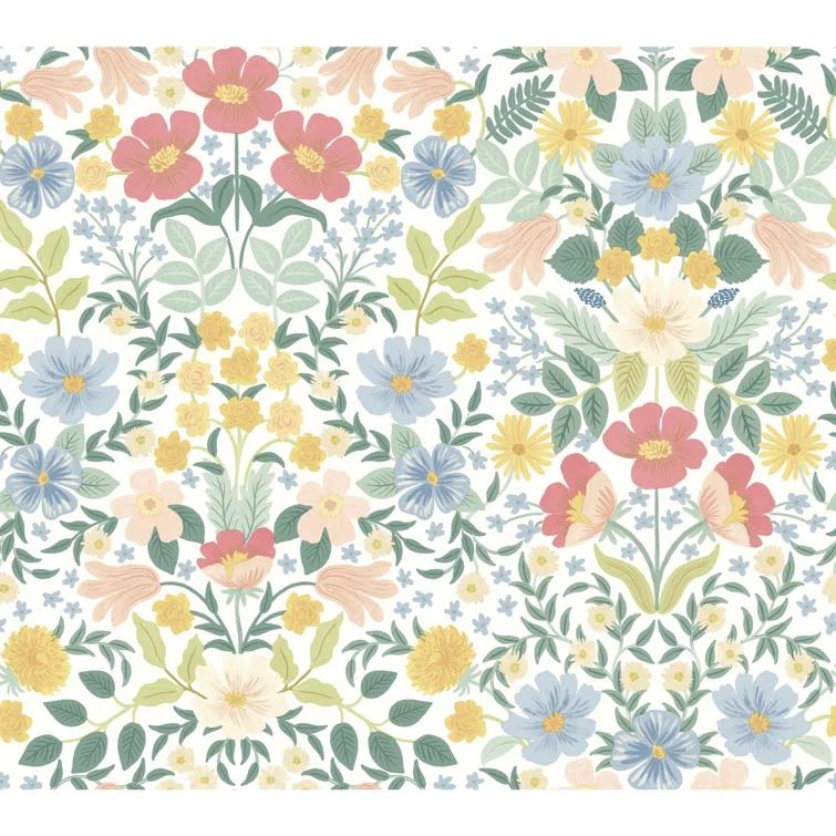 Bramble Garden 20" L x 27" W Peel and Stick Wallpaper Roll