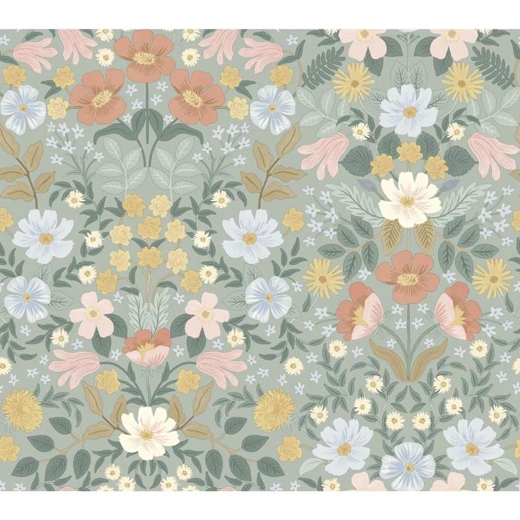 Bramble Garden 20" L x 27" W Peel and Stick Wallpaper Roll