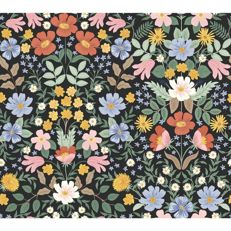 Bramble Garden 20" L x 27" W Peel and Stick Wallpaper Roll