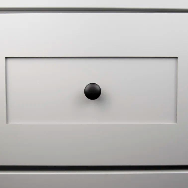 Heritage Designs Kitchen Cabinet Knobs, 1 1/8" Round Knob Pull for Doors, Drawers and Dressers