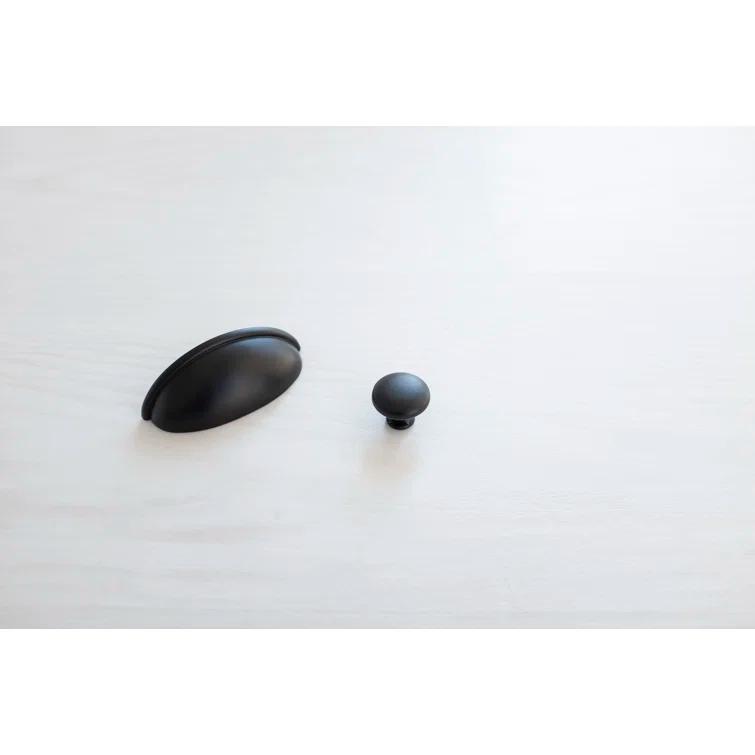 Heritage Designs Kitchen Cabinet Knobs, 1 1/8" Round Knob Pull for Doors, Drawers and Dressers