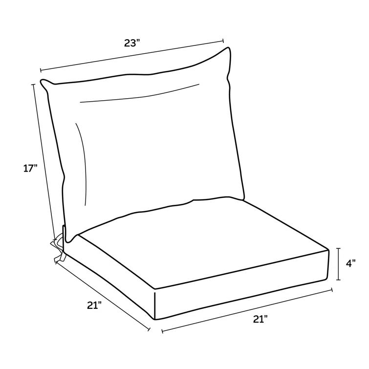 Outdoor Lounge Chair Cushion