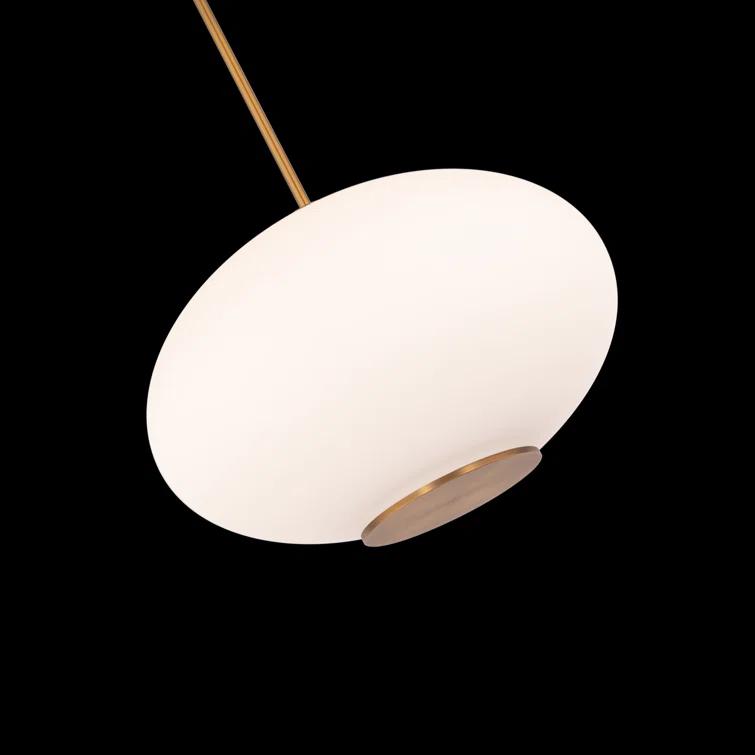 Illusion Single Light Glass Dimmable LED Pendant