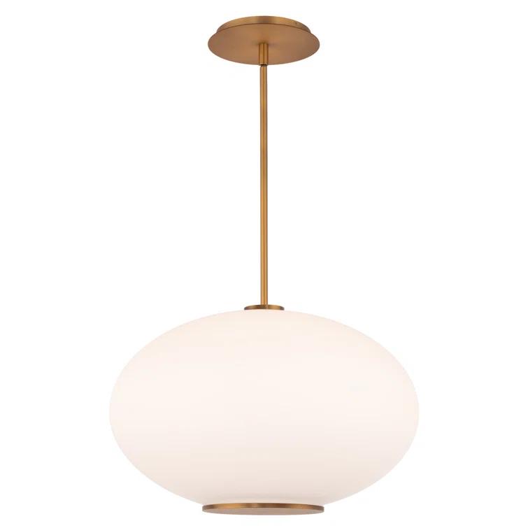 Illusion Single Light Glass Dimmable LED Pendant