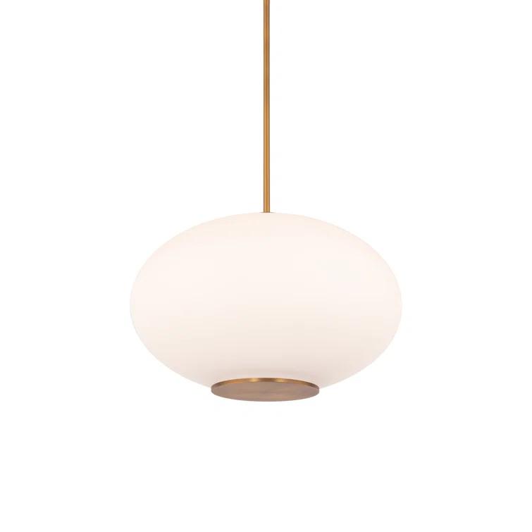 Illusion Single Light Glass Dimmable LED Pendant