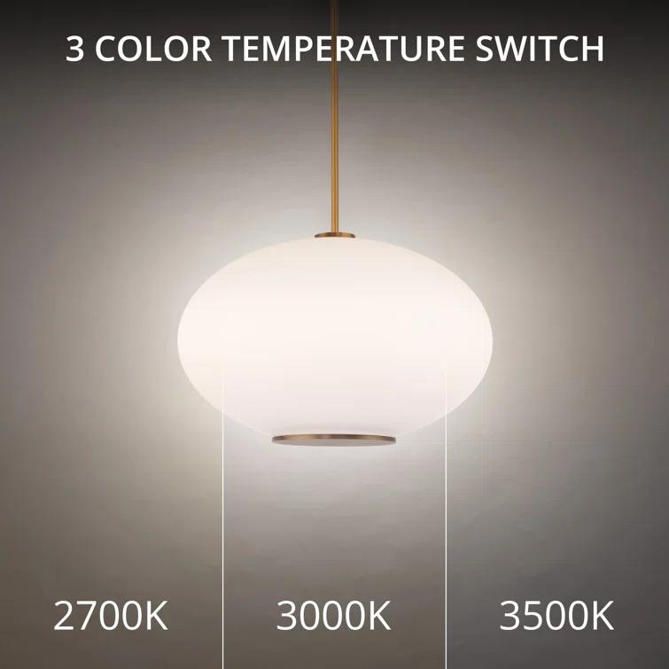 Illusion Single Light Glass Dimmable LED Pendant