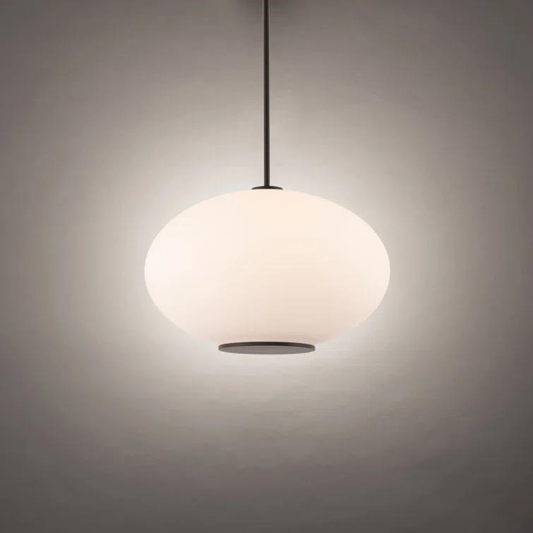 Illusion Single Light Glass Dimmable LED Pendant