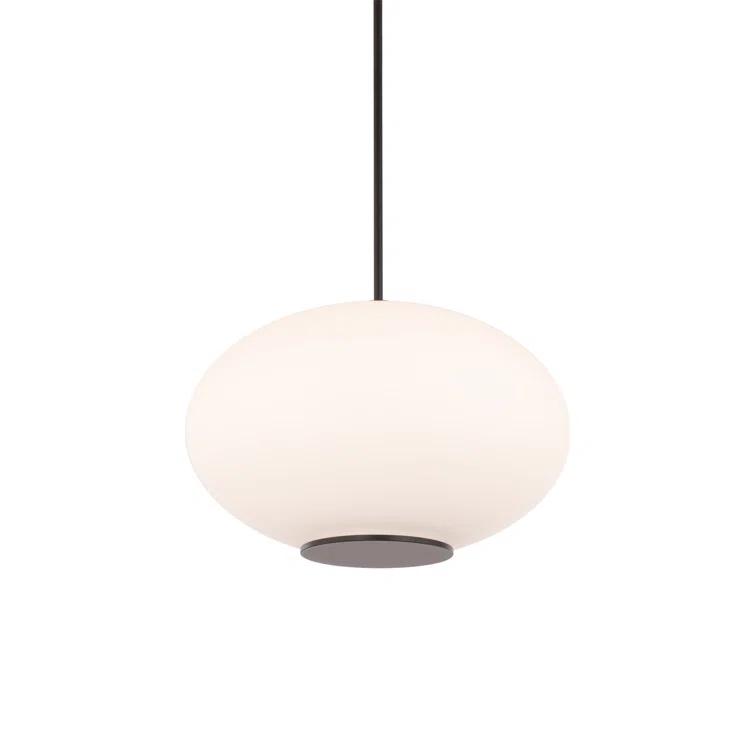 Illusion Single Light Glass Dimmable LED Pendant