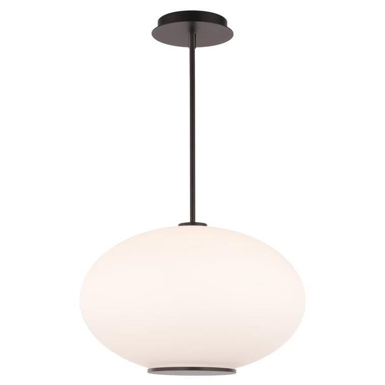 Illusion Single Light Glass Dimmable LED Pendant
