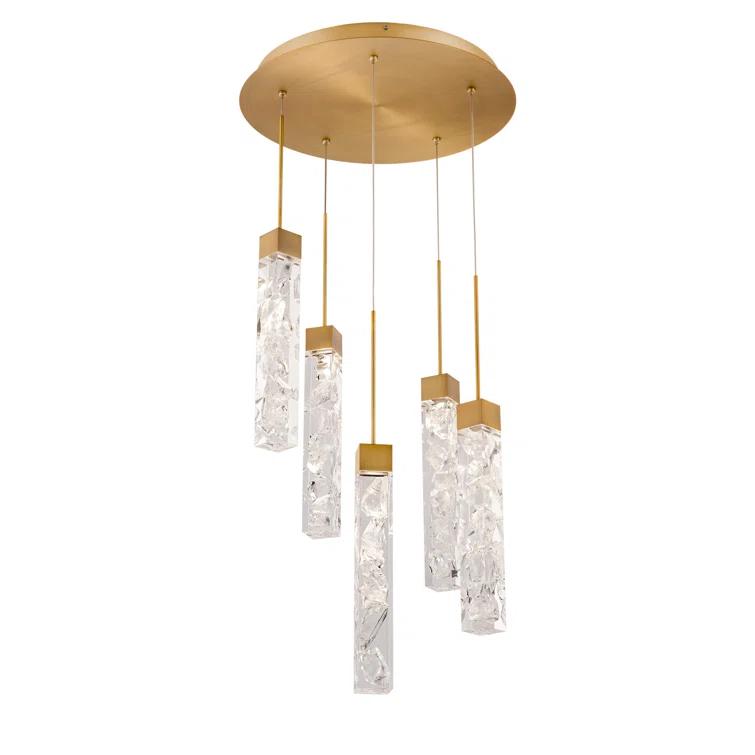 Minx Cluster LED Lights Round Pendant