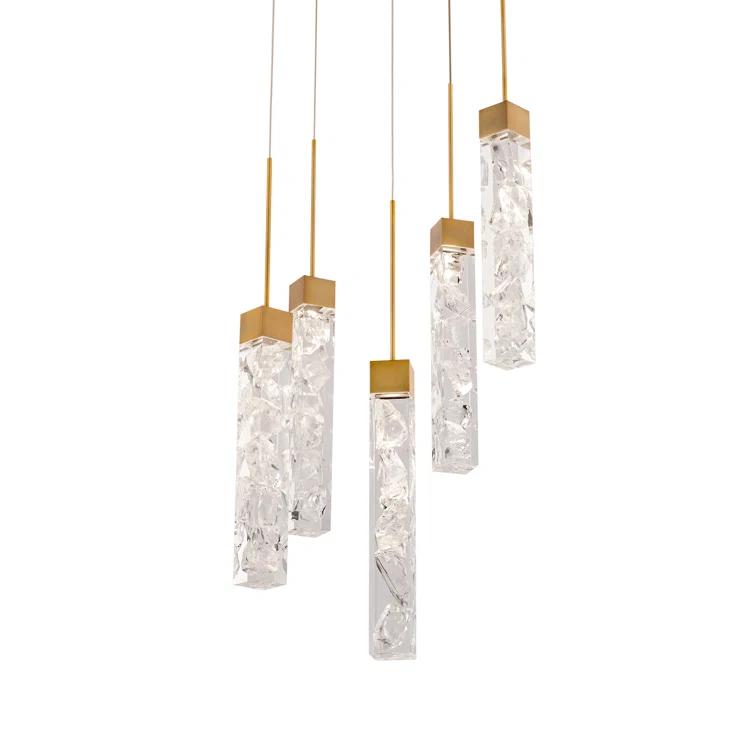 Minx Cluster LED Lights Round Pendant