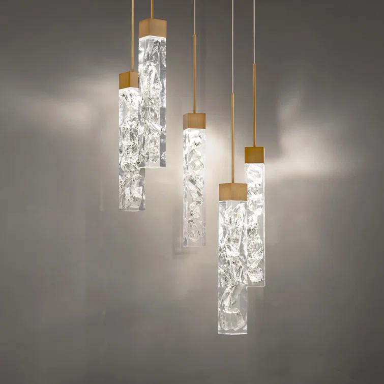 Minx Cluster LED Lights Round Pendant