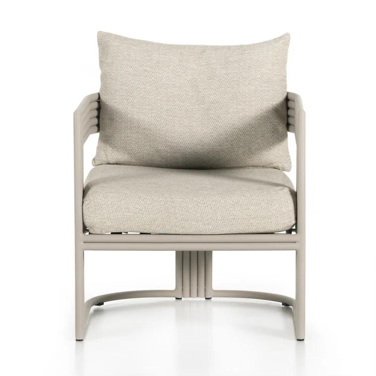 Oceane Indoor / Outdoor Accent Chair - Taupe