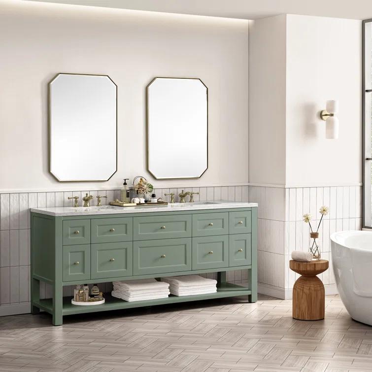 Breckenridge 72'' Double Bathroom Vanity with Top