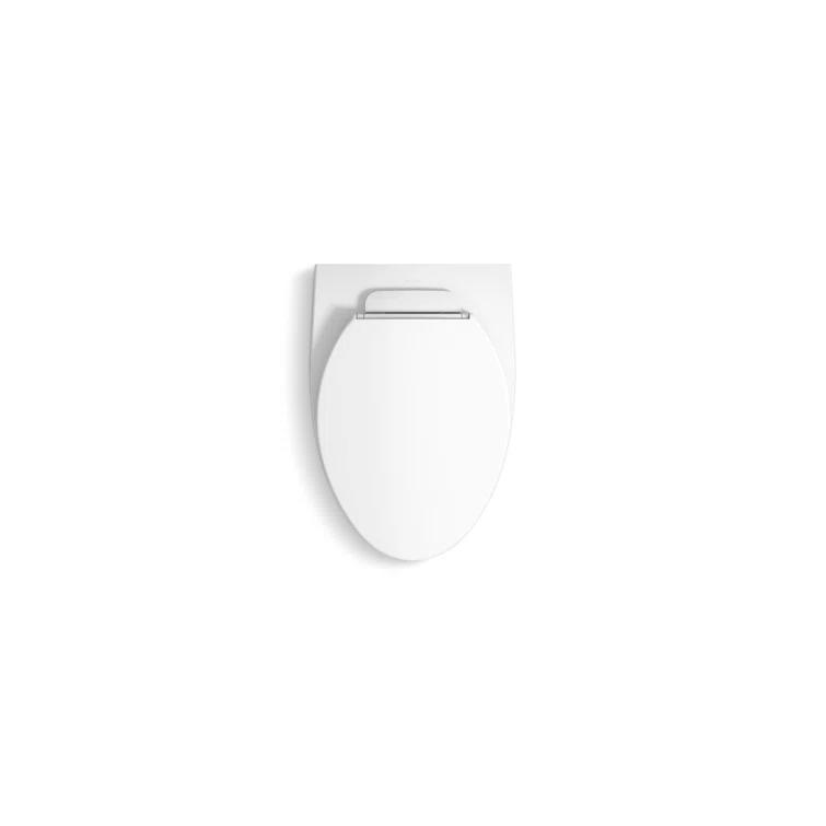 Veil Wall-Hung Compact Elongated Toilet, Dual-Flush