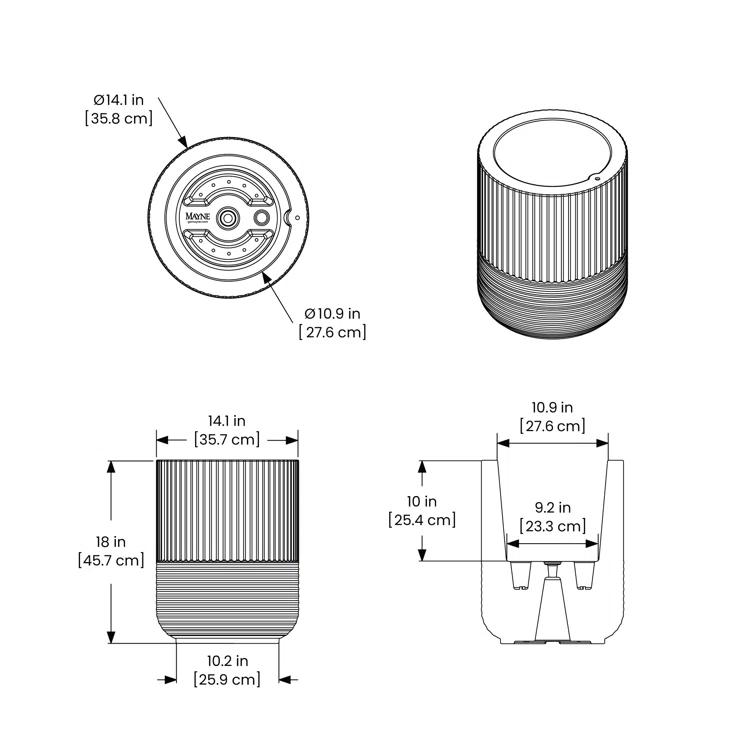 Mayne Inc. Arden Pot Planter