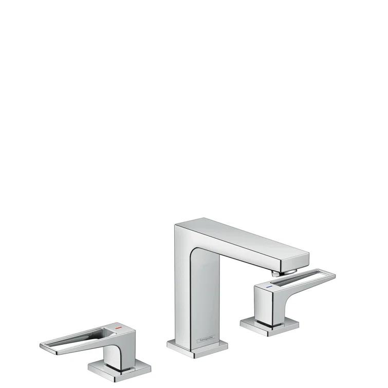 Metropol Low Flow Water Saving Widespread Bathroom Faucet with Drain Assembly