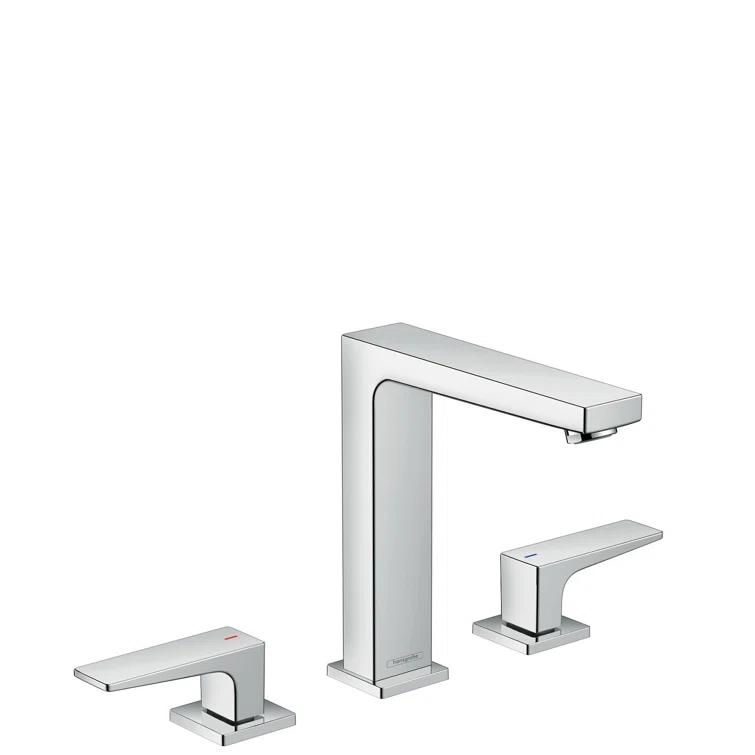 Metropol Low Flow Water Saving Widespread Faucet with Drain Assembly