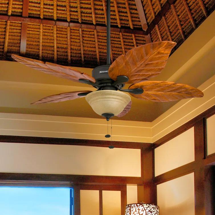 Honeywell 52" Royal Palm Tropical 5 Blade Ceiling Fan